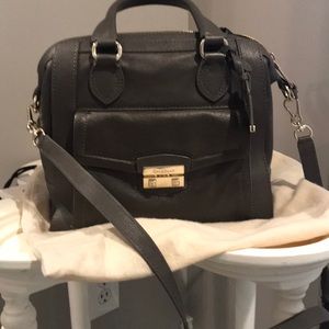 Cole Haan leather tote with crossbody strap